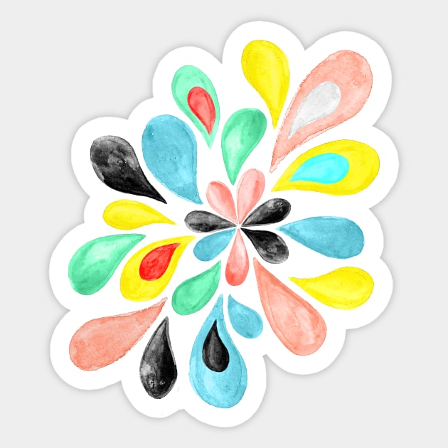 Paisley Paint Sticker by PerrinLeFeuvre